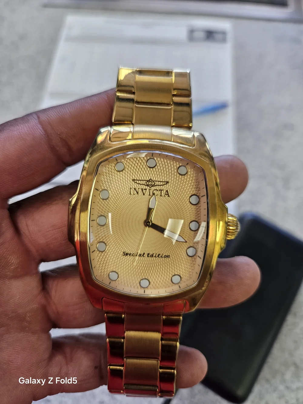 Invicta Lupah 47mm Gold-Tone Men's Bracelet Watch